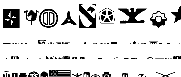 US Army font